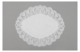 Салфетка сервировочная Венизное кружево Свадебная 30х40 см, лен, белый