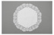 Салфетка сервировочная Венизное кружево Винтаж d50 см, лен, белый