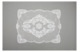 Салфетка для стола Венизное кружево Винтажный шик 53х40 см, лен, белый