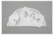 Салфетка сервировочная Венизное кружево Ангел d30 см, лен, белый