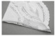Салфетка сервировочная Венизное кружево Ангел d40 см, лен, белый