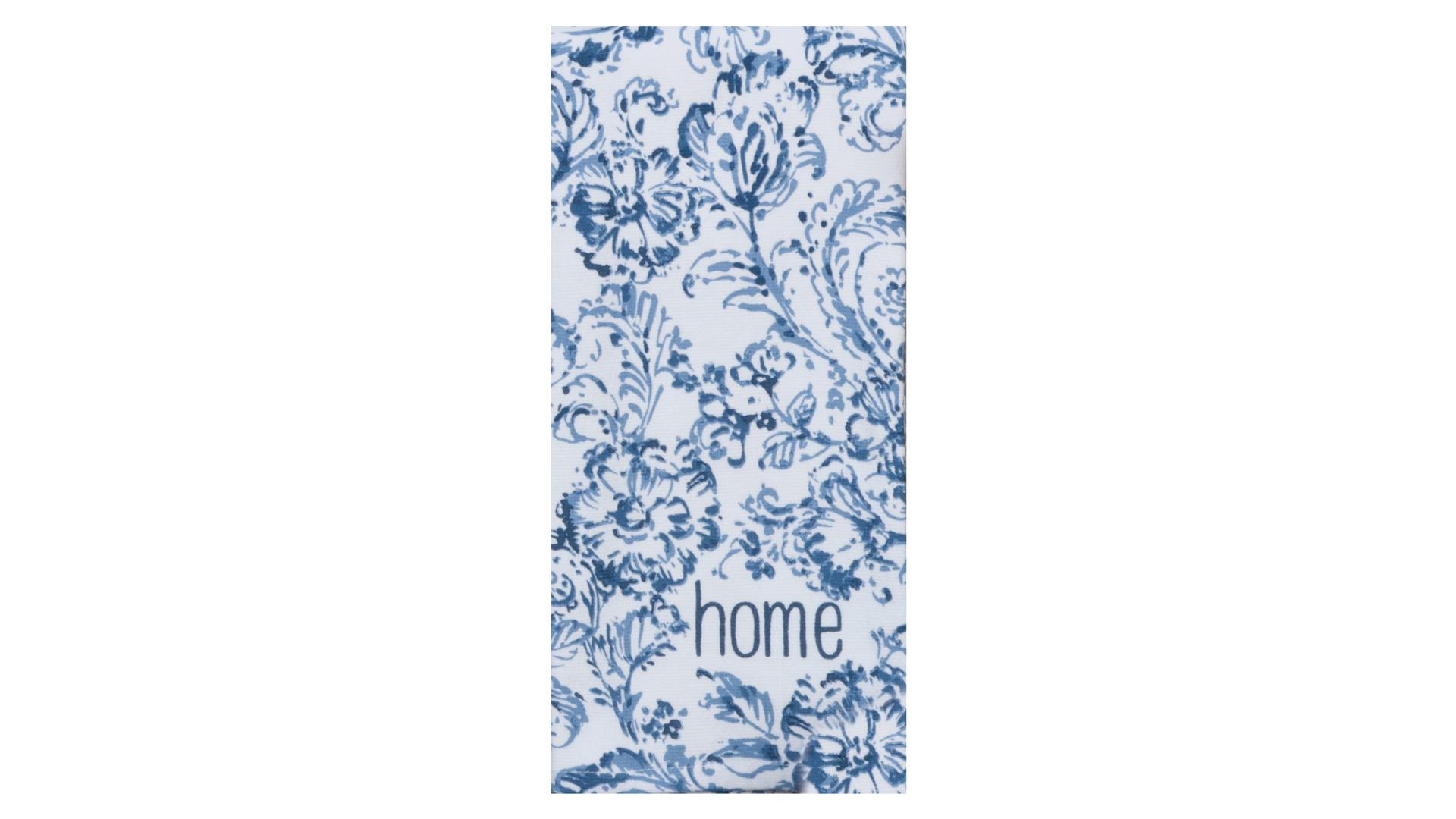 Полотенце кухонное Kay Dee Designs Богемный синий. Цветы 40х66 см, двустороннее, хлопок