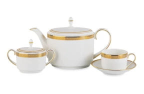Сервиз чайный Wedgwood Вера Ванг Кружева на 6 персон 14 предметов, фарфор костяной