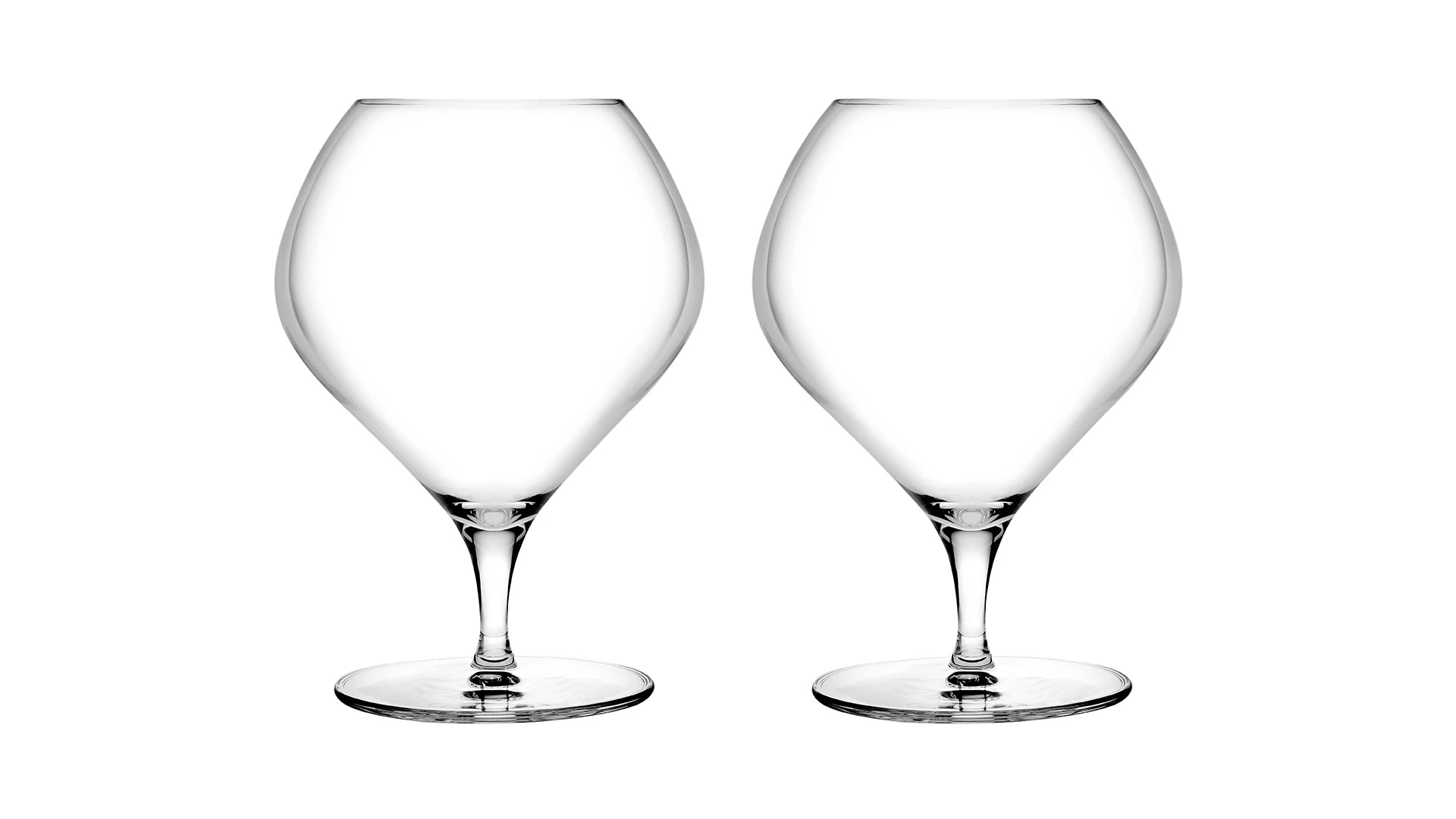 Набор бокалов для коньяка Nude Glass Фантазия 870 мл, 2 шт, стекло хрустальное