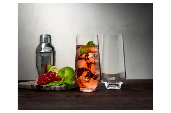 Набор стаканов хайбол Nude Glass Хепберн 425 мл, 4 шт, стекло хрустальное