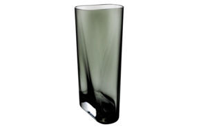 Ваза Nude Glass Инка 35 см, хрусталь, дымчатая