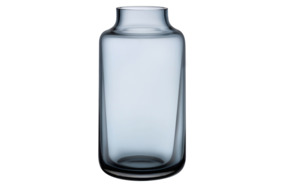 Ваза Nude Glass Мини Магнолия 15 см, голубая, хрусталь