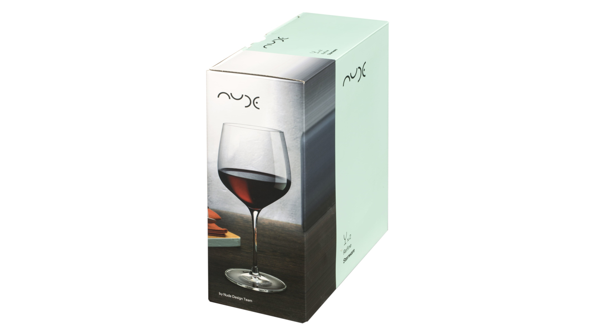 Набор бокалов для красного вина Nude Glass Совершенство 625 мл, 2 шт, стекло хрустальное