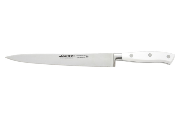 Нож кухонный для нарезки Arcos Riviera Blanca 20 см, сталь нержавеющая, белый-Sale