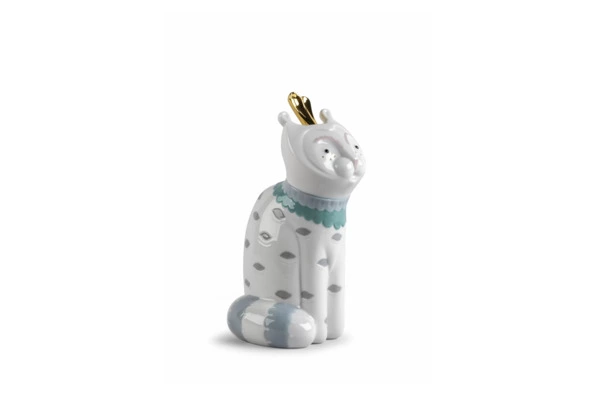 Фигурка Lladro Неожиданные друзья Кот 23х7х10 см, фарфор