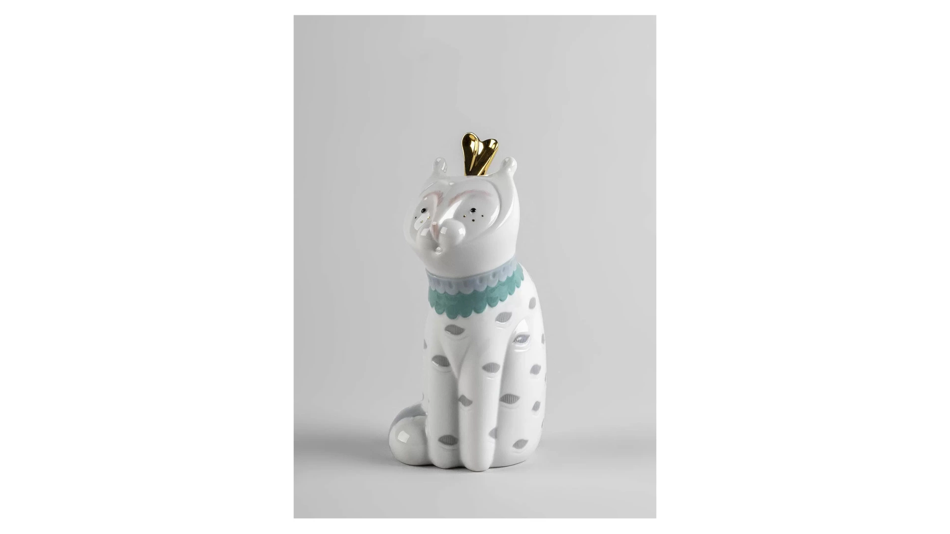 Фигурка Lladro Неожиданные друзья Кот 23х7х10 см, фарфор
