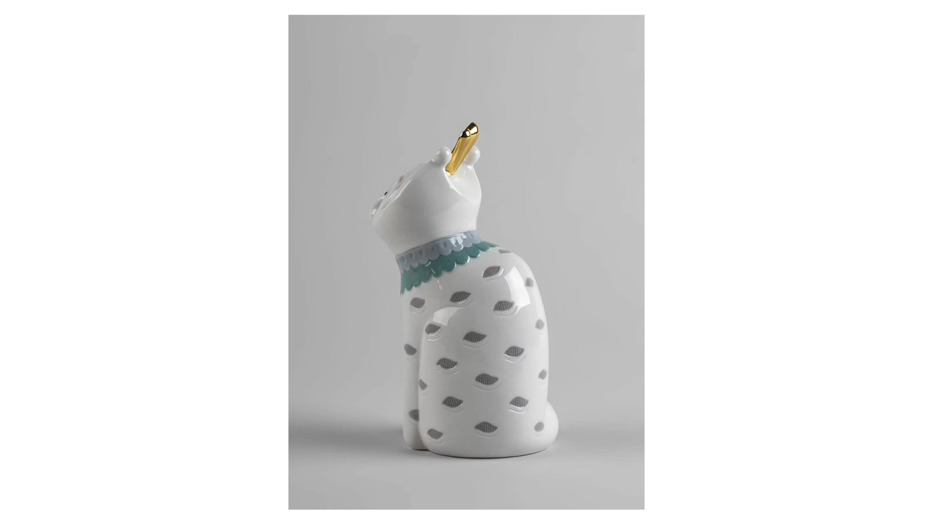 Фигурка Lladro Неожиданные друзья Кот 23х7х10 см, фарфор