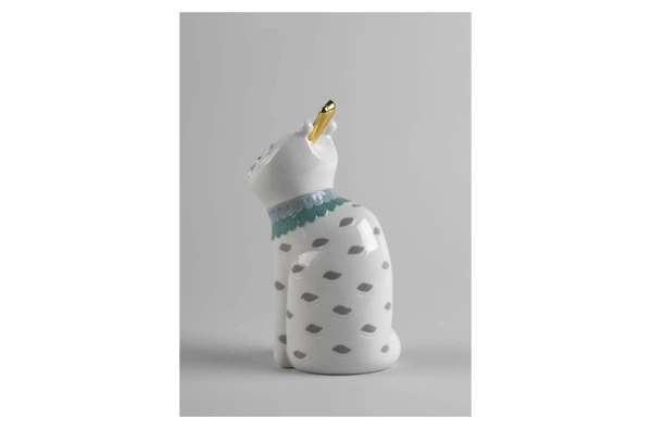 Фигурка Lladro Неожиданные друзья Кот 23х7х10 см, фарфор