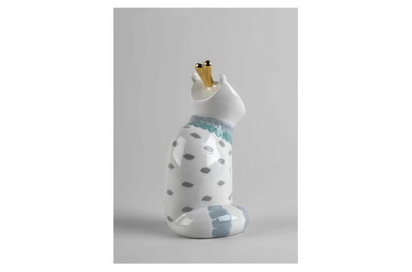 Фигурка Lladro Неожиданные друзья Кот 23х7х10 см, фарфор