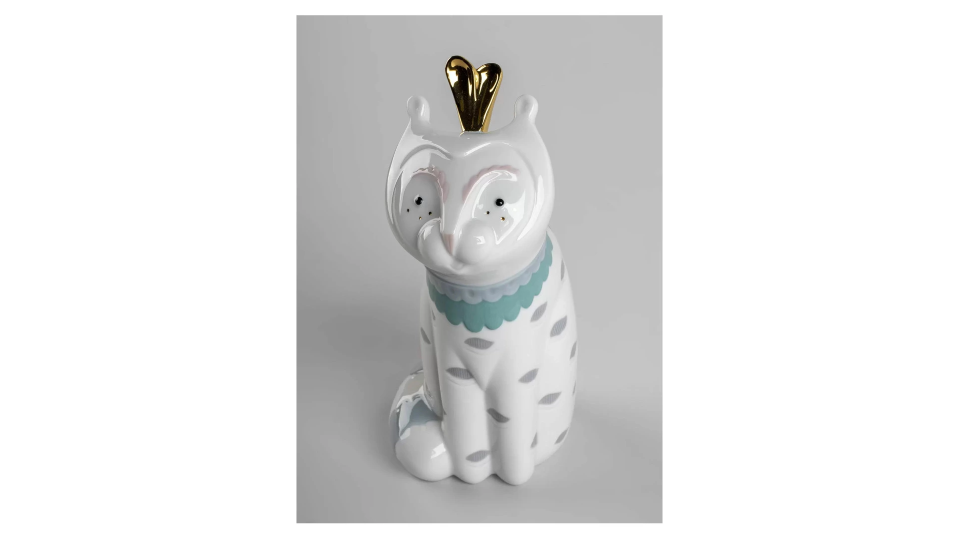 Фигурка Lladro Неожиданные друзья Кот 23х7х10 см, фарфор