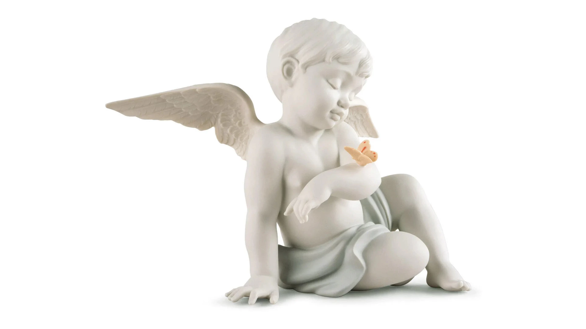 Фигурка Lladro Ангел и бабочка 20х26 см, фарфор