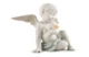 Фигурка Lladro Ангел и бабочка 20х26 см, фарфор