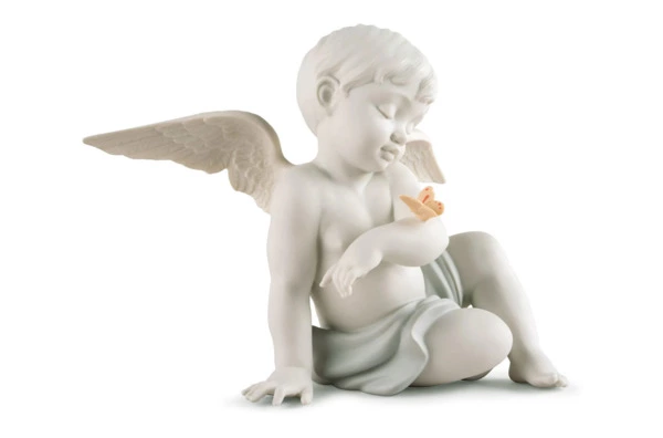 Фигурка Lladro Ангел и бабочка 20х26 см, фарфор