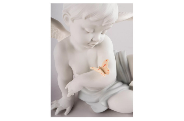 Фигурка Lladro Ангел и бабочка 20х26 см, фарфор