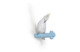 Крючок настенный декоративный Lladro Попугай 15х17 см, фарфор