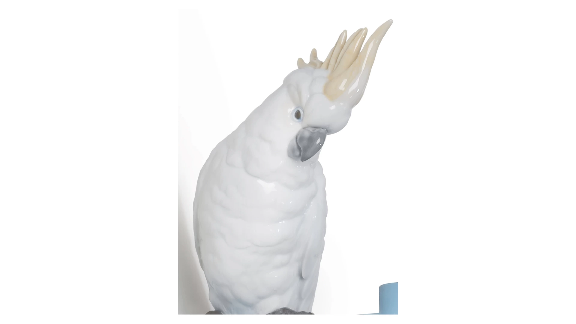 Крючок настенный декоративный Lladro Попугай 15х17 см, фарфор