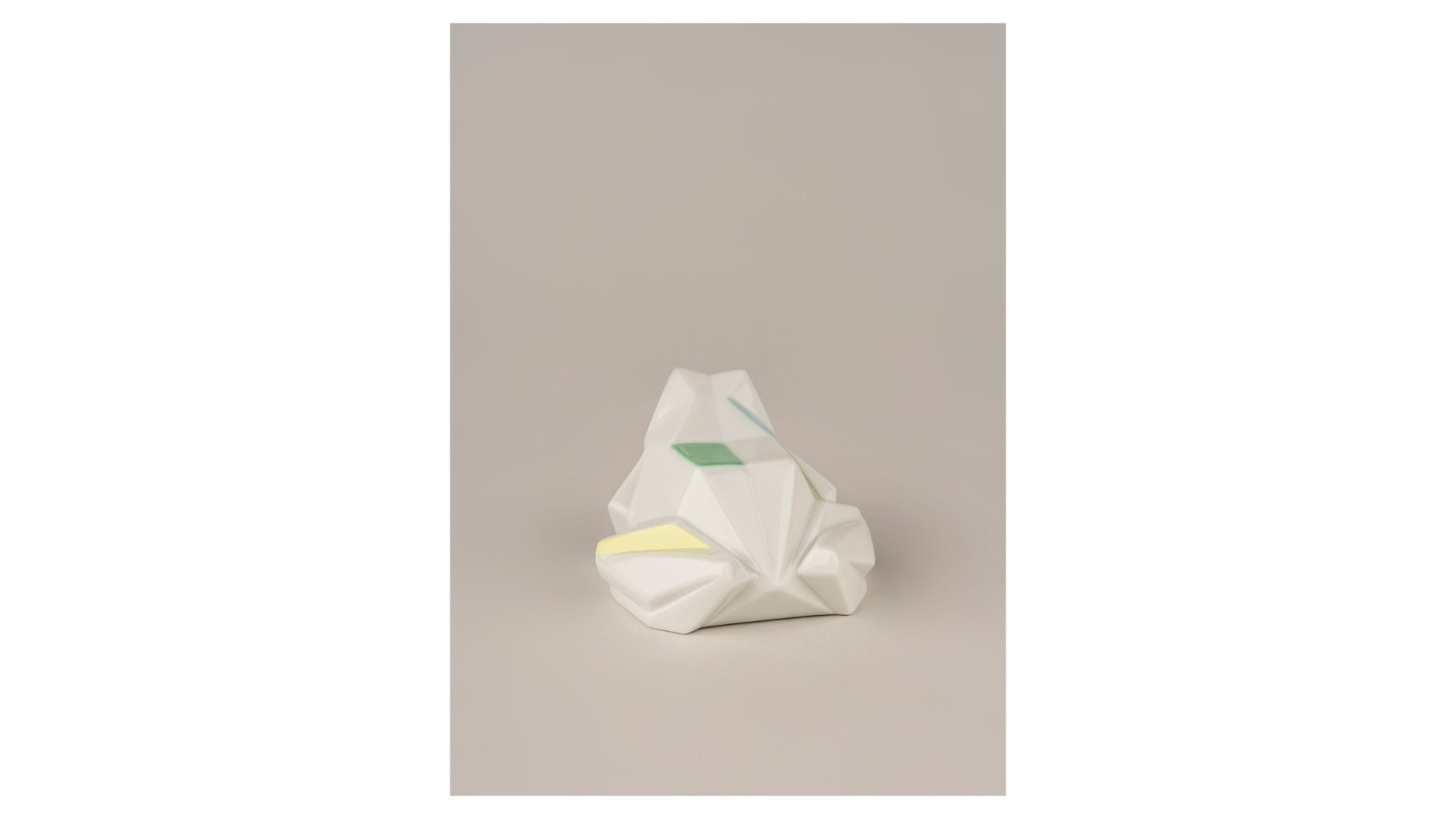 Фигурка Lladro Лягушка оригами 10х5 см, фарфор