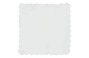 Салфетка сервировочная Truffle Bee Willow linen 43х43 см, лен, белый