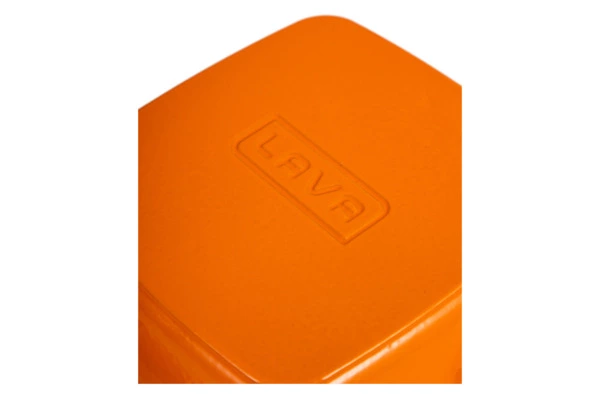 Сковорода-гриль квадратная LAVA 20 см, 1 л, чугун, оранжевая