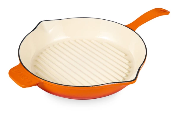 Сковорода-гриль LAVA Edition d28см, 2,16 л, чугун, оранжевый