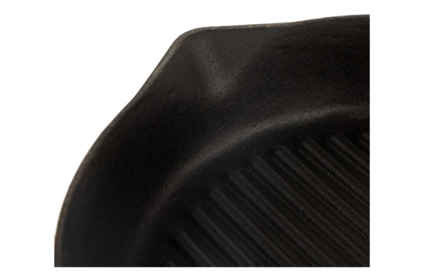 Сковорода-гриль LAVA Premium d28 см, 2,16 л, чугун, зеленая