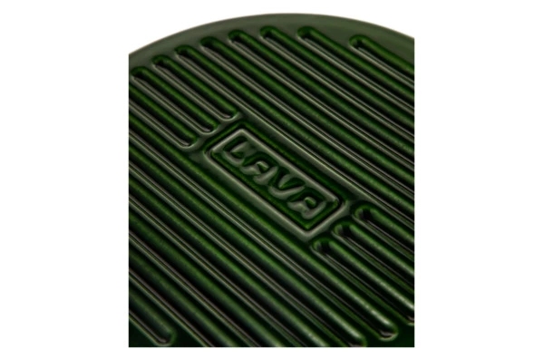 Сковорода-гриль LAVA Premium d28 см, 2,16 л, чугун, зеленая