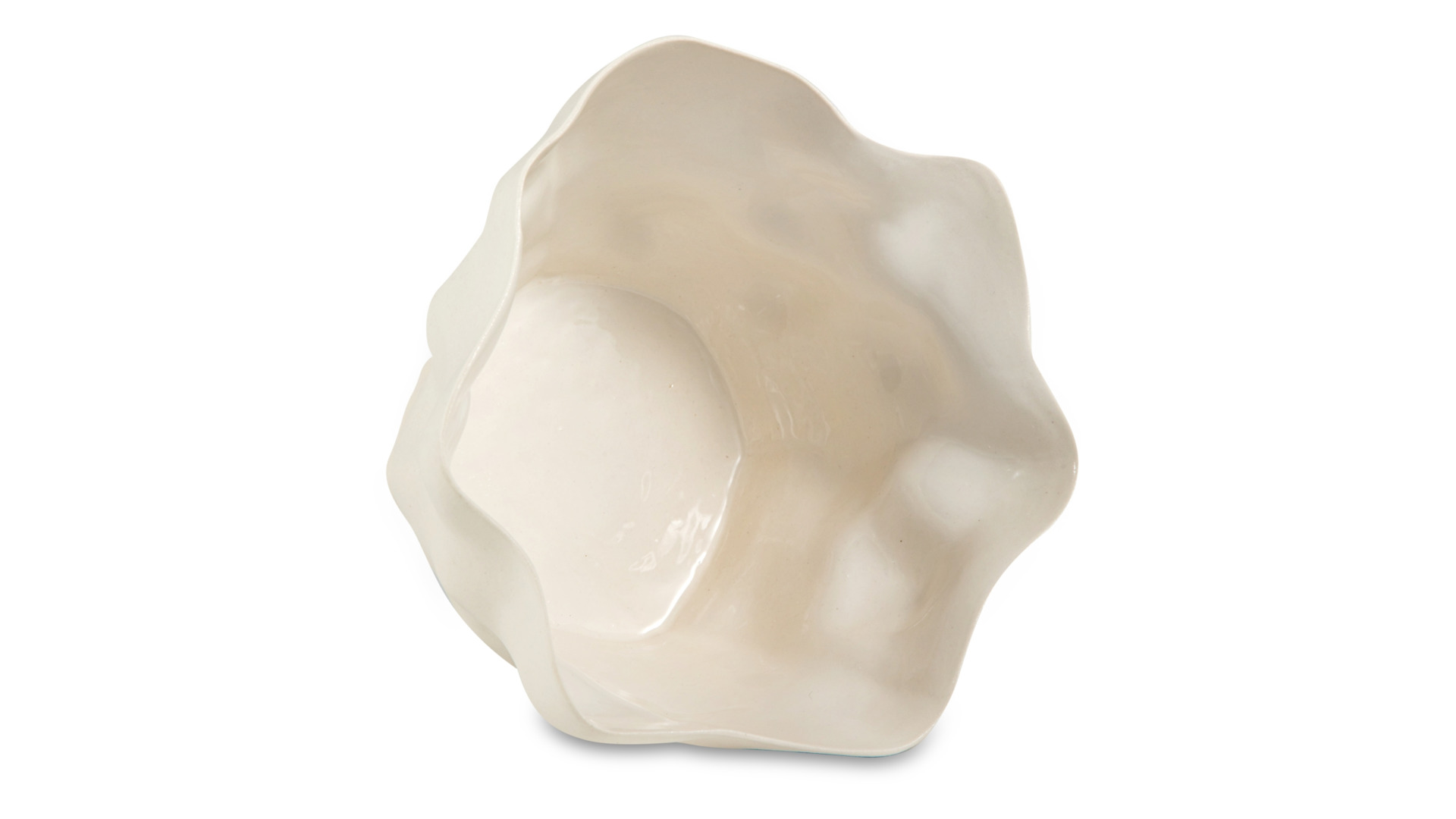 Ваза Levadnaja Ceramics Бора 9 см, фаянс, белый