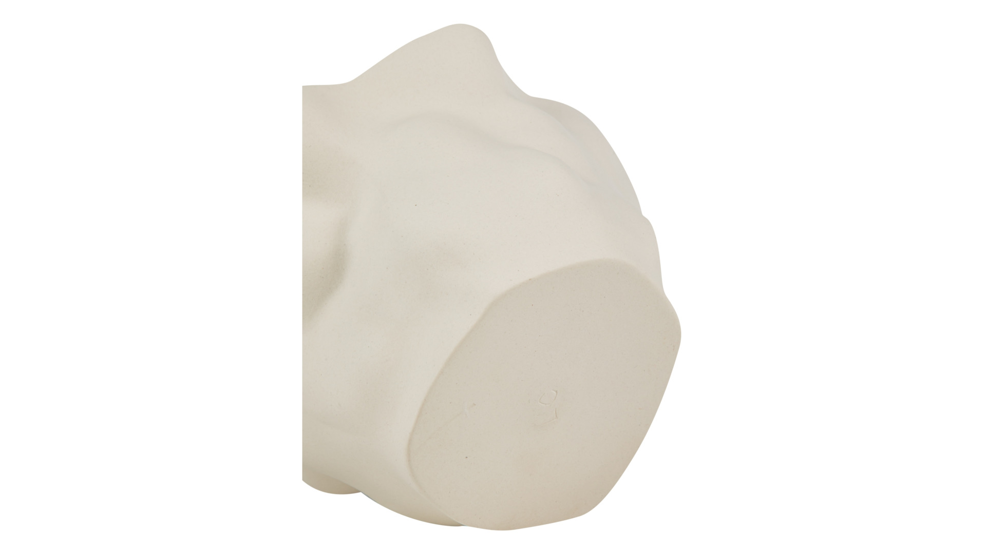 Ваза Levadnaja Ceramics Бора 9 см, фаянс, белый