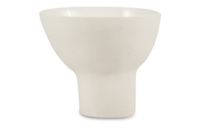 Ваза Levadnaja Ceramics Тао 12 см, фаянс, белый