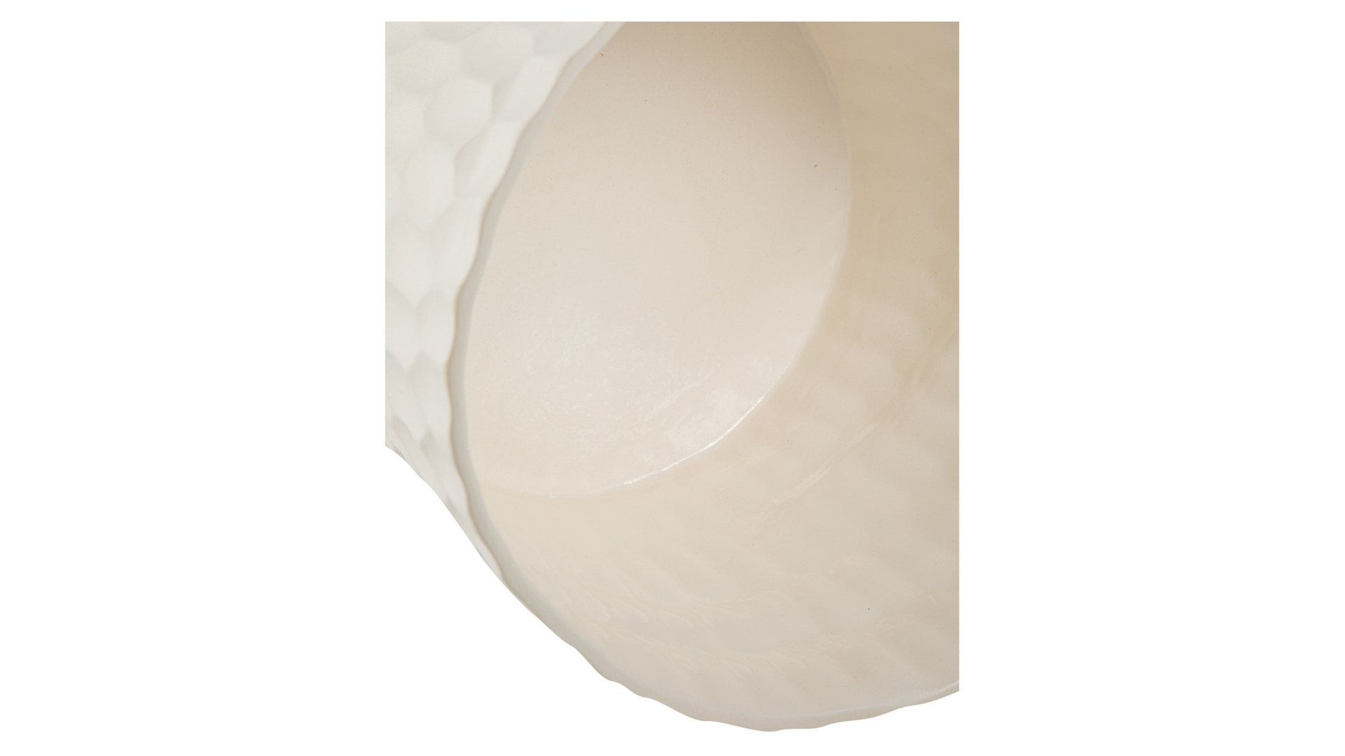 Кашпо Levadnaja Ceramics Трапеция 18 см, фаянс, белый