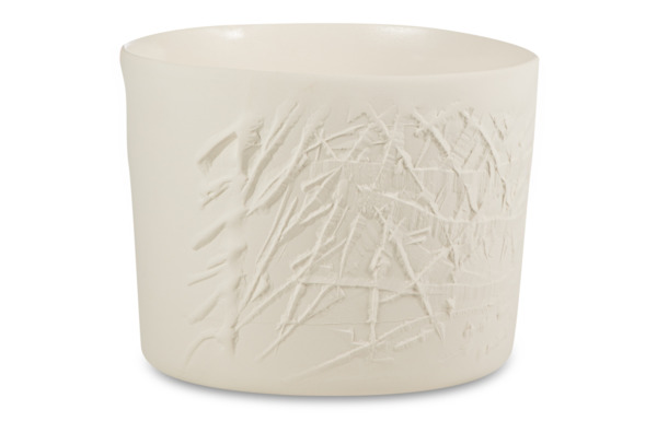 Кашпо Levadnaja Ceramics 18 см, фаянс, белый