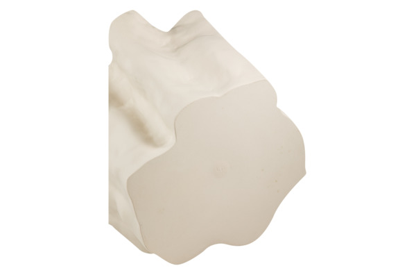 Ваза Levadnaja Ceramics Цефей 25 см, фаянс, белый