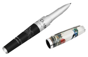 Ручка чернильная GOURJI Марк Шагал 14 см, смола, серебро, лак