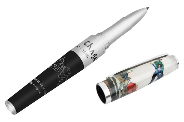 Ручка чернильная GOURJI Марк Шагал 14 см, смола, серебро, лак