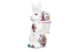 Светильник Семикаракорская керамика Кролик пасхальный 12 см, фаянс, белый