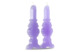 Набор свечей Paul Nagel Барокко 15 см, фиолетовый, 2 шт