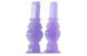 Набор свечей Paul Nagel Барокко 15 см, фиолетовый, 2 шт