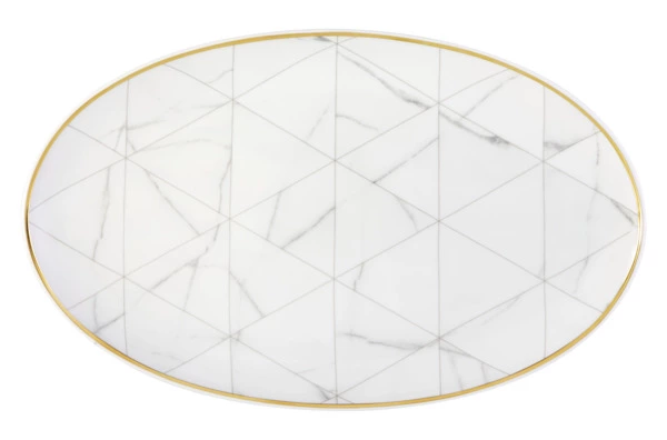 Блюдо овальное Vista Alegre Каррара 33х21 см, фарфор