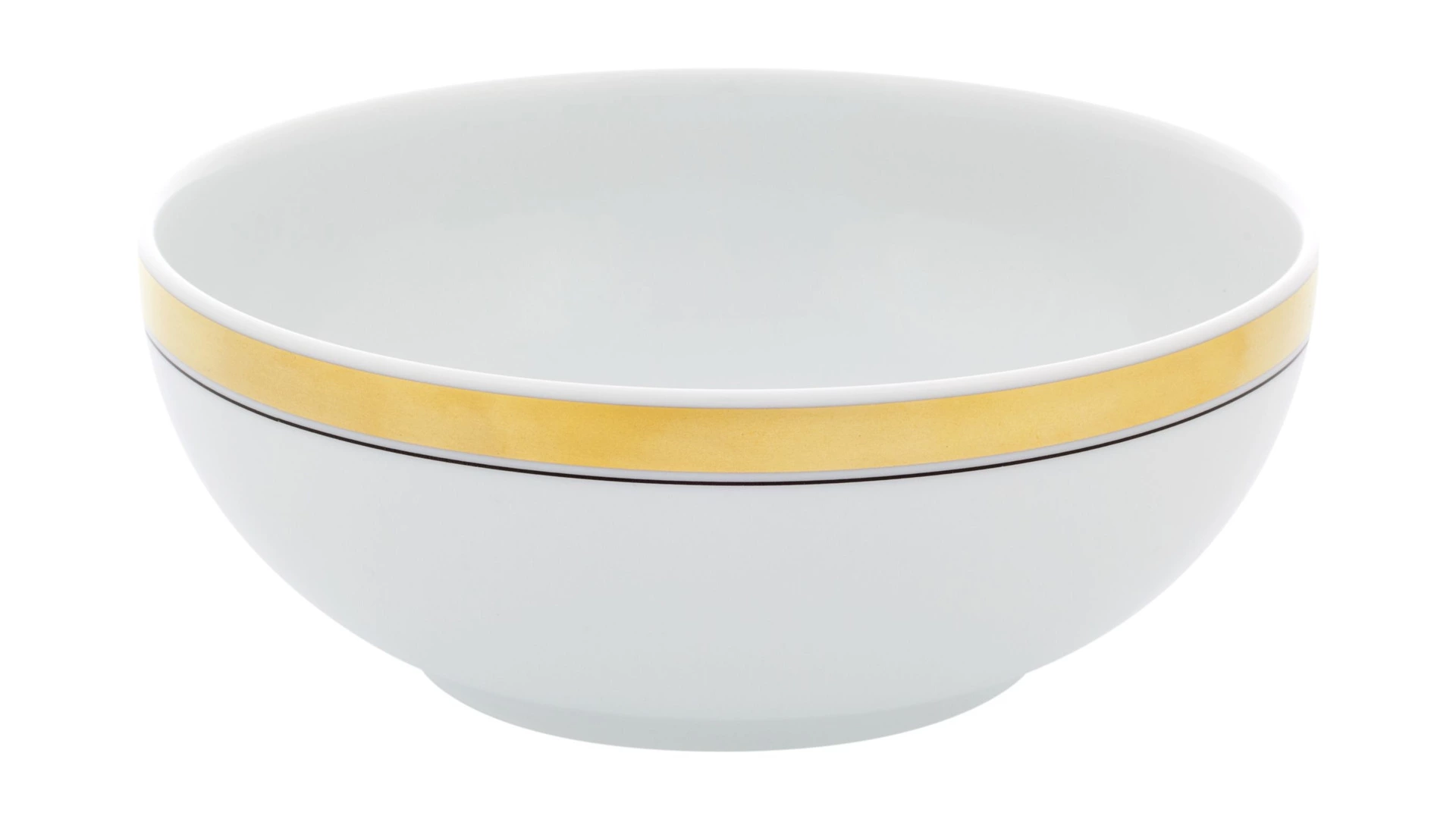 Салатник индивидуальный Vista Alegre Домо Золотой 16 см, фарфор