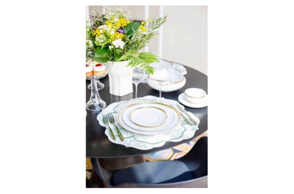 Салатник индивидуальный Vista Alegre Домо Золотой 16 см, фарфор