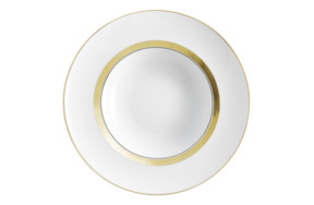 Тарелка суповая Vista Alegre Домо Золотой 25 см, фарфор