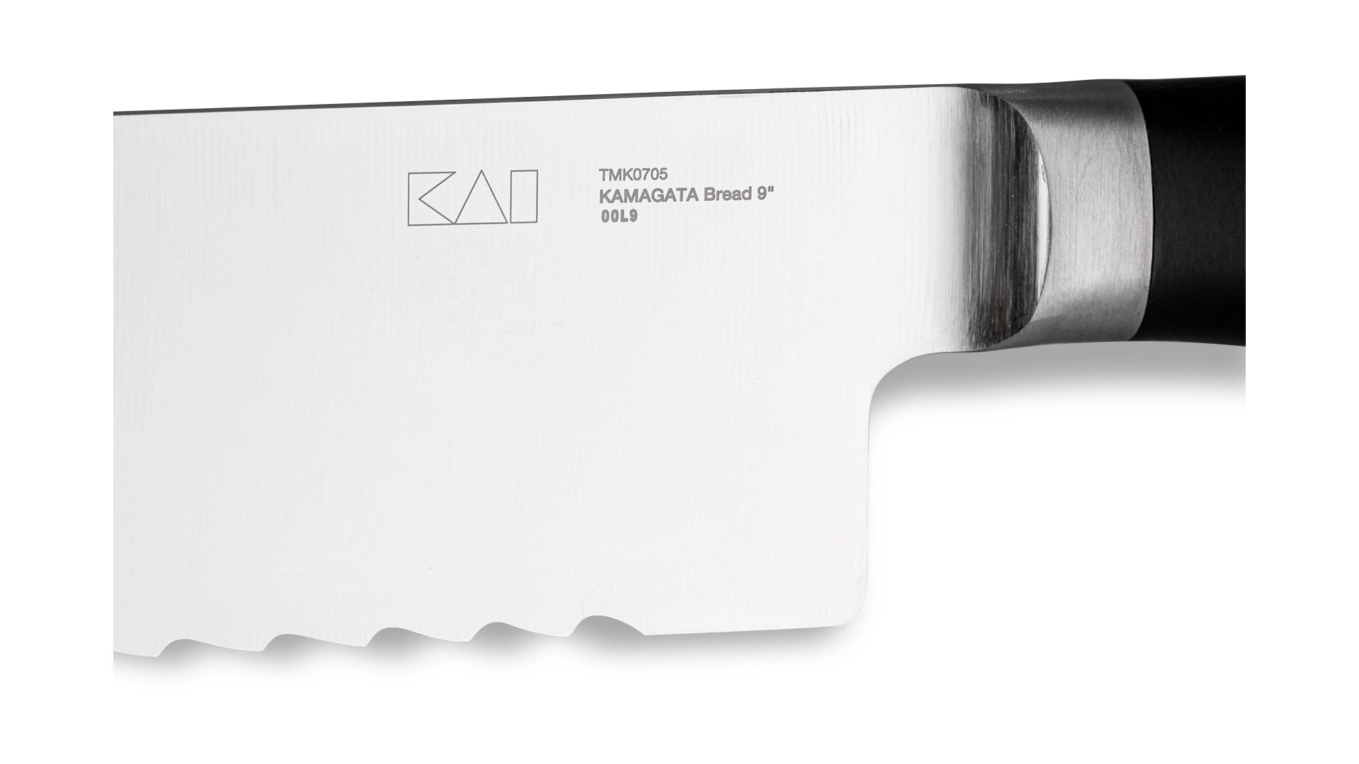 Нож хлебный KAI Камагата 23 см, кованая сталь, ручка пластик