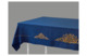 Скатерть Венизное кружево Тимофей 170x250 см, лен, синий