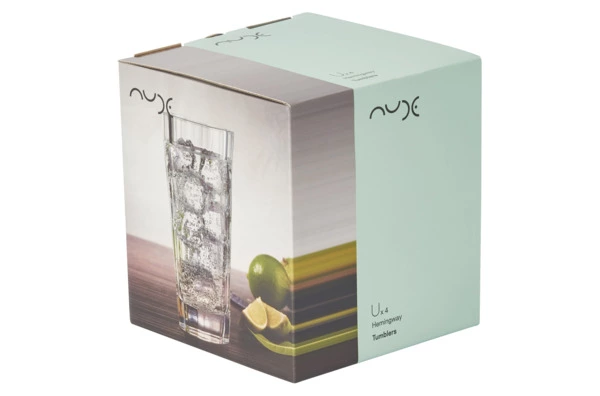 Набор стаканов для воды Nude Glass Хемингуэй 310 мл, 4 шт, хрусталь бессвинцовый