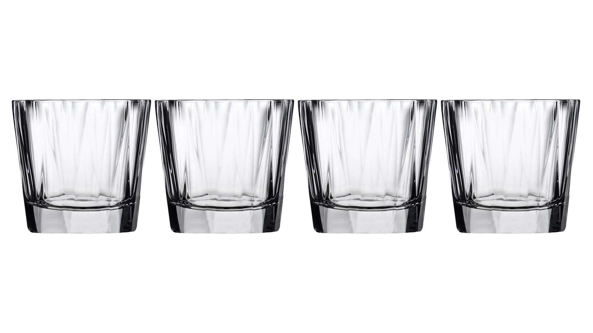 Набор стаканов для виски Nude Glass Хемингуэй 330 мл, 4 шт, хрусталь бессвинцовый